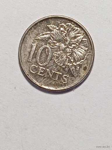 Тринидад и Тобаго 10 центов 2005 года .
