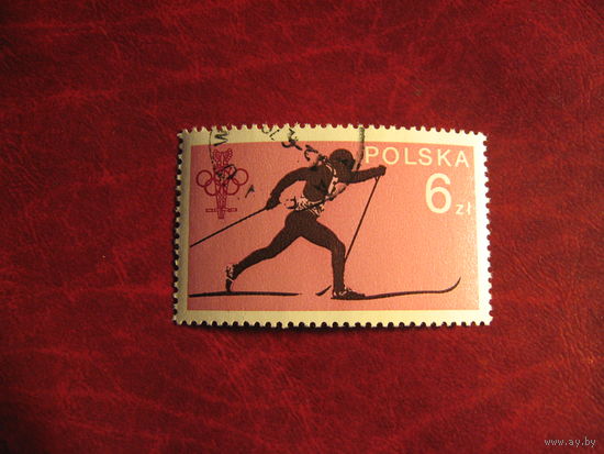 Марка 60-лет Польского Олимпийского комитета 1979 год Польша
