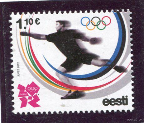 Эстония. Летние олимпийские игры. Лондон 2012