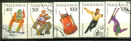 Спорт - Танзания - 1994г. - 5 марок - гашёные