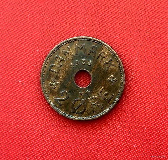 45-13 Дания, 2 эре 1938 г.