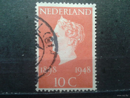 Нидерланды 1948 Королева Вильгельмина 50 лет у власти
