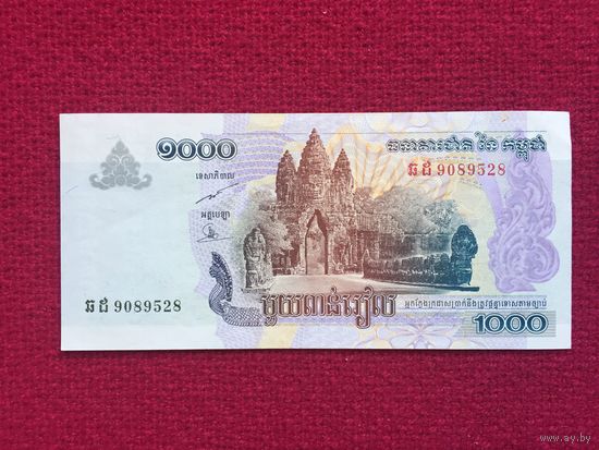 Камбоджа 1000 риелей 2007 г.