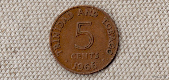 Тринидад и Тобаго 5 центов /1966/ KM# 2