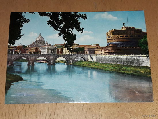 Почтовая карточка чистая Италия Рим винтаж