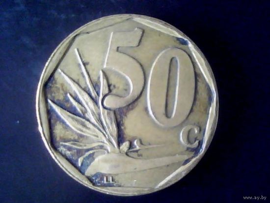 Монеты.Африка.ЮАР 1996. 50 Центов.