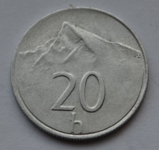 Словакия, 20 геллеров 1999 г.