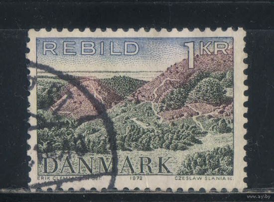Дания 1972 Национальный парк Ребилд Ютландия #524