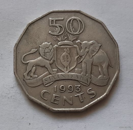 50 центов 1993 г. Свазиленд