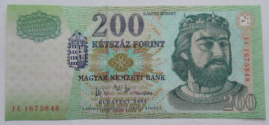 Венгрия 200 форинтов 2004
