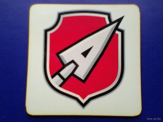 Магнит - Логотип Хоккейный Клуб - "Атлант" Мытищи - Размер Магнита - 10/10 см.