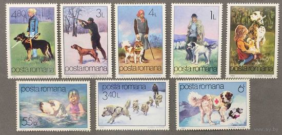 Румыния 1982г Собаки