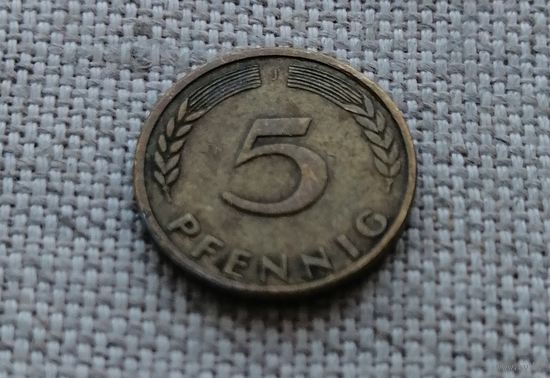 Германия/ФРГ 5 пфеннигов 1950 J