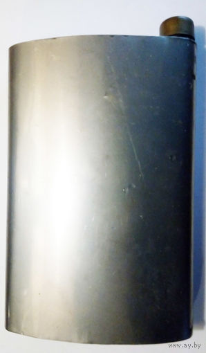 Фляжка карманная (изогнутая) на 0,5л., нержавейка, размер 180х125х30мм