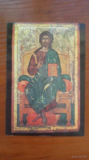 Икона. Христос на троне. Издание Болгарии