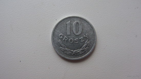 Польша. 10 грошей 1966 г.