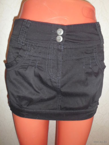 Черная джинсовая юбка Baleks 40 размер
