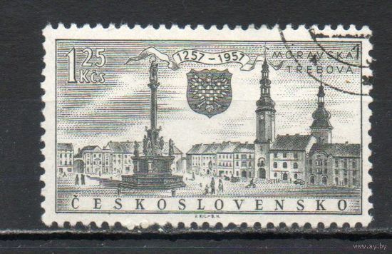 Моравска-Тршебова Чехословакия 1957 год 1 марка