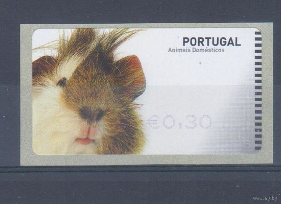 [1448] Португалия 2005. Фауна.Морская свинка. Одиночный выпуск.Автоматная марка-самоклейка. MNH