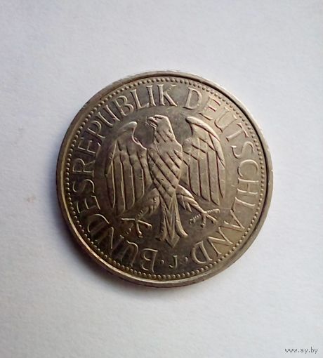 Германия 1 марка 1990J