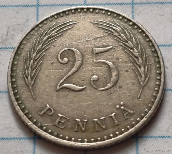 Финляндия 25 пенни, 1926       ( 2-1-9 )