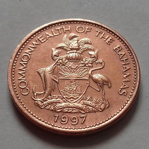 1 цент, Багамские острова (Багамы) 1997 г., AU