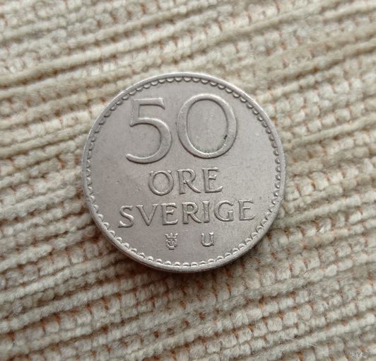 Werty71 Швеция 50 эре 1964