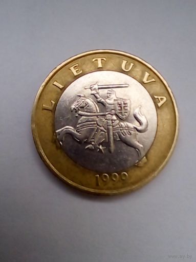Литва 2 лита 1999 г