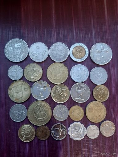 Монеты Израиля. Хорошая подборка. С 1 рубля