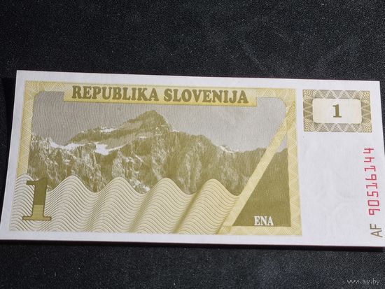 Словения 1 толар 1990 UNC