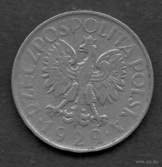 Польша. 1 злотый  1929