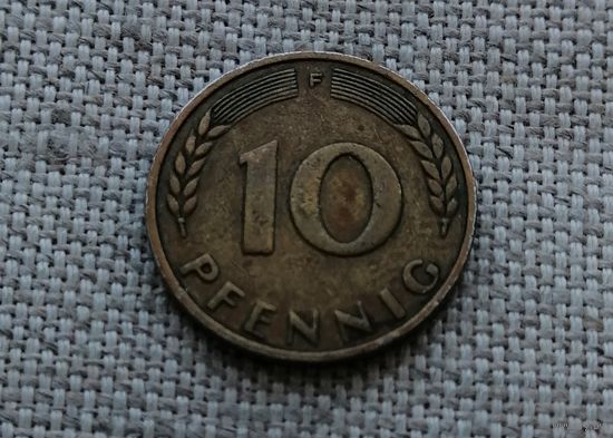 Германия/ФРГ 10 пфеннигов 1949 F