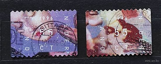 Нидерланды, 2м гаш, лица и руки, декабрьские марки.