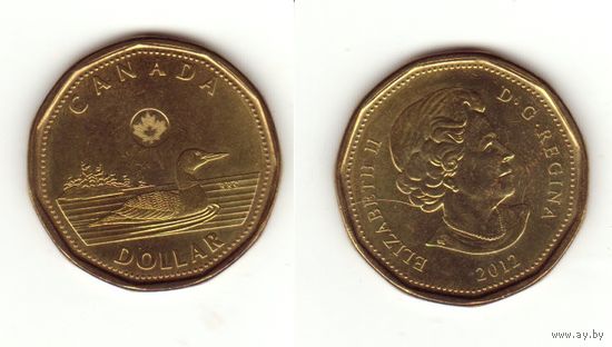 Канада 1 доллар 2012 г.