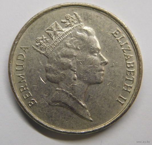 Бермуды 5 центов 1993 г