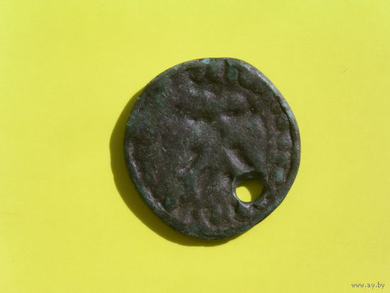 Монетная гирька с двухглавым орлом.
