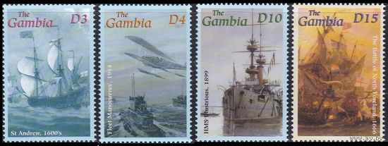 2001 Гамбия 4534-4537 Корабли и корабли с парусами 7,00 евро