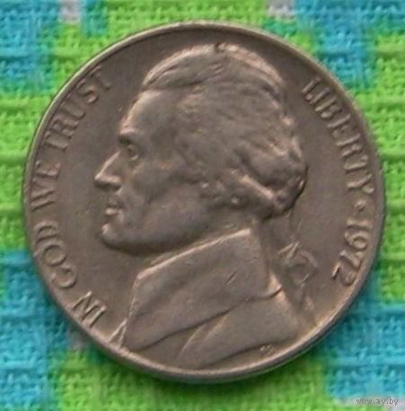 США 5 центов 1972 года. Франклин Бенджамин