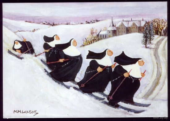 Монашки на лыжах