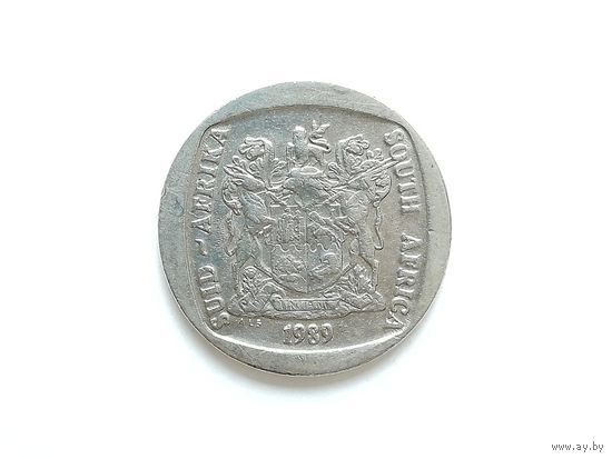 2 ранда 1989 года. ЮАР. Монета А4-1-5