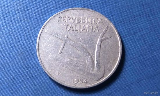 10 лир 1954. Италия.