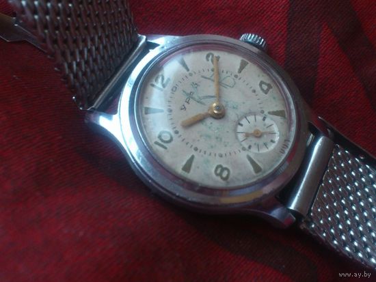 Часы УРАН 2602 из ПЕРВЫХ, СССР 1958 года