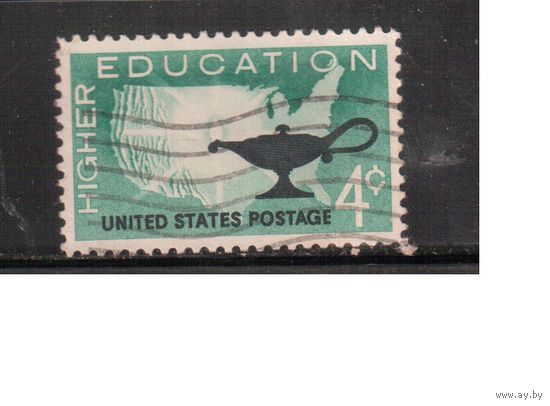 США-1962, (Мих.835) , гаш. , Образование(одиночка),