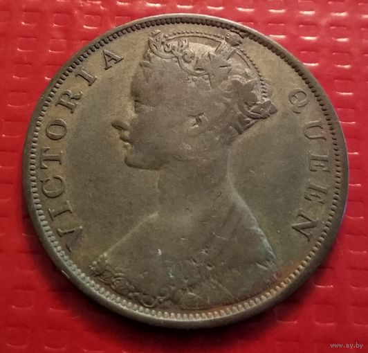 Британский Гонконг 1 цент 1866 г. #50708