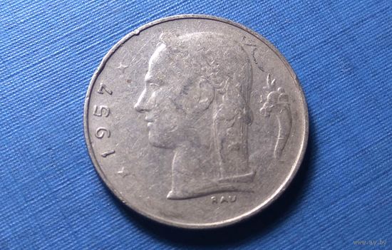 1 франк 1957 BELGIE. Бельгия.