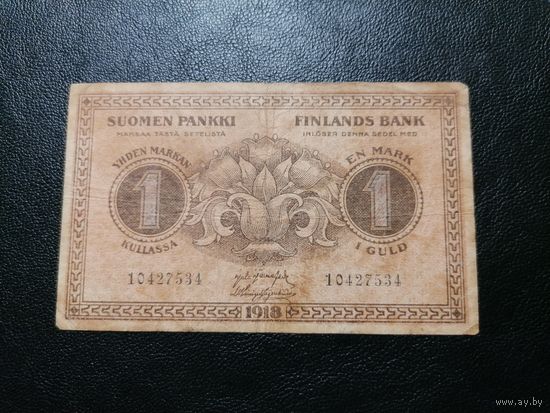 Финляндия 1 марка золотом 1918
