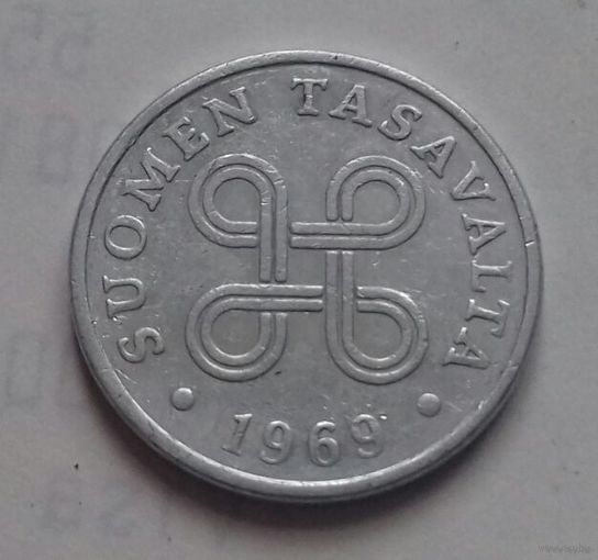 1 пенни, Финляндия 1969, 1970 г.