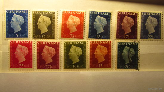 Суринам 1948г. Королева Вильгельмина , *