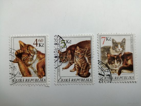 Чехия 1999. Коты. Полная серия