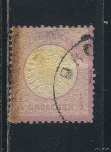 Германия Имп 1872 Герб Большой щит Зона марки Стандарт #16
